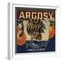 Argosy Brand - Irwindale, California - Citrus Crate Label-Lantern Press-Framed Art Print