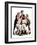 "Arguing the Call,"August 30, 1930-Alan Foster-Framed Giclee Print