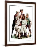 "Arguing the Call,"August 30, 1930-Alan Foster-Framed Giclee Print