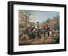 Arguing the Point, Engraved by Nathaniel Currier (1813-88) 1855-Arthur Fitzwilliam Tait-Framed Giclee Print