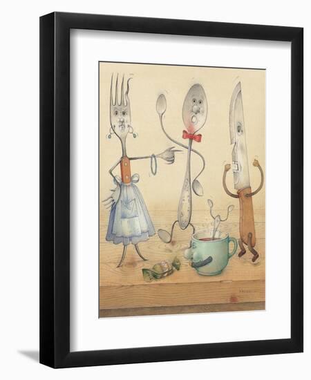 Argument, 2003-Kestutis Kasparavicius-Framed Premium Giclee Print