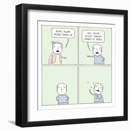 Argument-Reza Farazmand-Framed Art Print