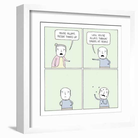 Argument-Reza Farazmand-Framed Art Print