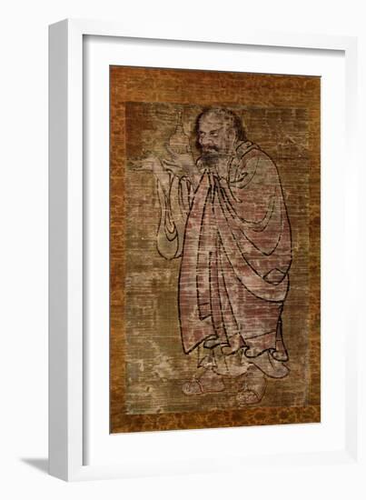 Arhat Holding a Reliquary, China, Song Dynasty, C960-1279-null-Framed Giclee Print