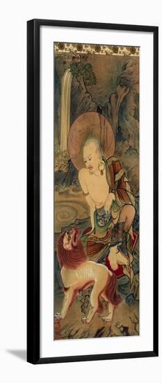 Arhat, Japanese, Late Kamakura Period, 14th Century-null-Framed Giclee Print