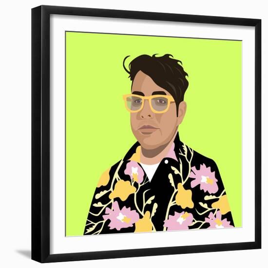 Ari Seth Cohen, Creator Of Advanced Style-Claire Huntley-Framed Giclee Print