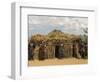 Ari Women Standing Outside House, Lower Omo Valley, Ethiopia, Africa-Jane Sweeney-Framed Photographic Print