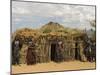 Ari Women Standing Outside House, Lower Omo Valley, Ethiopia, Africa-Jane Sweeney-Mounted Photographic Print