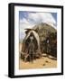 Ari Women Standing Outside House, Lower Omo Valley, Ethiopia, Africa-Jane Sweeney-Framed Photographic Print