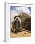 Ari Women Standing Outside House, Lower Omo Valley, Ethiopia, Africa-Jane Sweeney-Framed Photographic Print