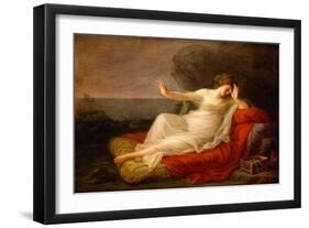 Ariadne Abandoned by Theseus, 1774 (Oil on Canvas)-Angelica Kauffman-Framed Giclee Print