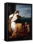 Ariadne Abandoned by Theseus-Angelica Kauffmann-Framed Stretched Canvas