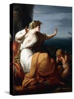 Ariadne Abandoned by Theseus-Angelica Kauffmann-Stretched Canvas