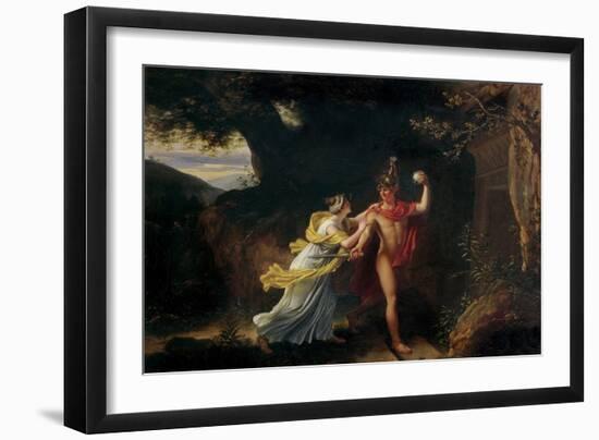 Ariadne and Theseus-Jean-Baptiste Regnault-Framed Giclee Print