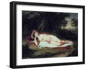 Ariadne Asleep on the Island of Naxos, 1809-1814-John Vanderlyn-Framed Giclee Print