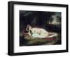 Ariadne Asleep on the Island of Naxos, 1809-1814-John Vanderlyn-Framed Giclee Print
