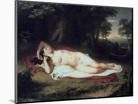 Ariadne Asleep on the Island of Naxos, 1809-1814-John Vanderlyn-Mounted Giclee Print