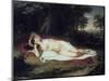 Ariadne Asleep on the Island of Naxos, 1809-1814-John Vanderlyn-Mounted Giclee Print