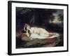 Ariadne Asleep on the Island of Naxos, 1809-1814-John Vanderlyn-Framed Giclee Print