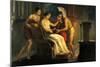 Ariadne Giving Some Thread to Theseus to Leave Labyrinth-Pelagio Palagi-Mounted Giclee Print