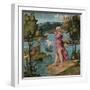 Ariadne on Naxos, 1510-30 (Oil on Panel)-Filippo Da Verona-Framed Giclee Print