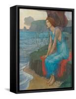 Ariadne on the Isle of Naxos-Edward Reginald Frampton-Framed Stretched Canvas