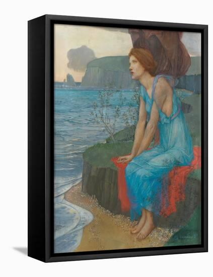 Ariadne on the Isle of Naxos-Edward Reginald Frampton-Framed Stretched Canvas