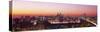 Arial View of the City at Twilight, Philadelphia, Pennsylvania, USA-null-Stretched Canvas