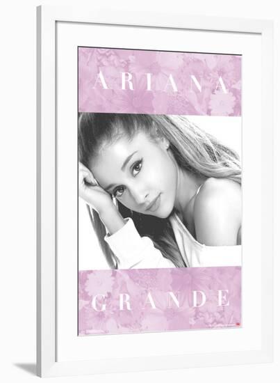 ARIANA GRANDE - FLORAL-null-Framed Poster