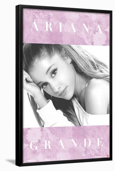 ARIANA GRANDE - FLORAL-null-Framed Poster