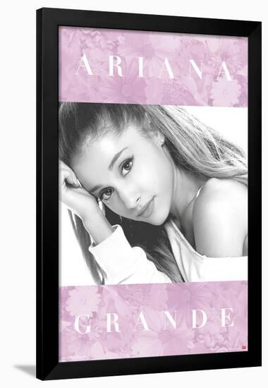 Ariana Grande - Floral-Trends International-Framed Poster