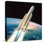 Ariane 5 Rocket-David Ducros-Stretched Canvas