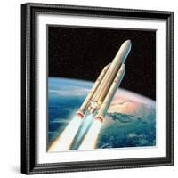 Ariane 5 Rocket-David Ducros-Framed Premium Photographic Print