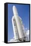 Ariane 5 Rocket-Mark Williamson-Framed Stretched Canvas