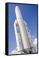Ariane 5 Rocket-Mark Williamson-Framed Stretched Canvas