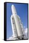 Ariane 5 Rocket-Mark Williamson-Framed Stretched Canvas