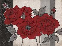 Roses and Stripes 2-Ariane Martine-Art Print