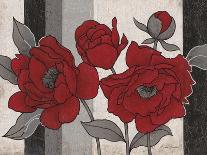 Roses and Stripes 1-Ariane Martine-Art Print