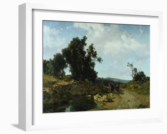 Ariccia, Roman Countryside, 1864-Federico Faruffini-Framed Giclee Print