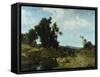 Ariccia, Roman Countryside, 1864-Federico Faruffini-Framed Stretched Canvas