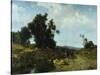 Ariccia, Roman Countryside, 1864-Federico Faruffini-Stretched Canvas