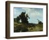 Ariccia, Roman Countryside, 1864-Federico Faruffini-Framed Giclee Print