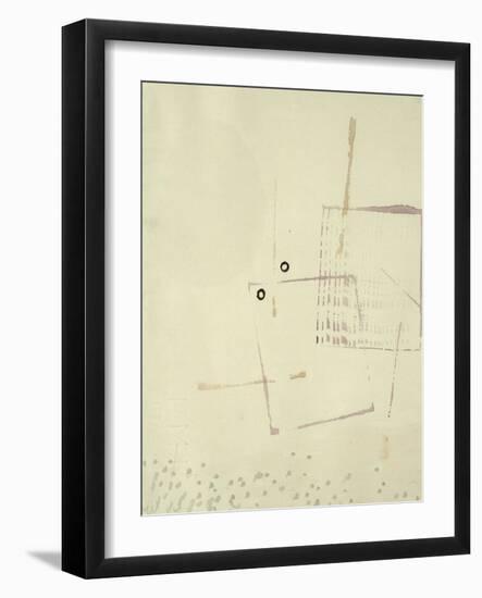 Arich Hier Eim Gesicht-Paul Klee-Framed Giclee Print