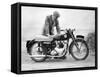 Ariel 650cc Huntmaster Twin Motorbike, 1956-null-Framed Stretched Canvas