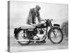 Ariel 650cc Huntmaster Twin Motorbike, 1956-null-Stretched Canvas