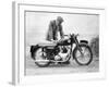 Ariel 650cc Huntmaster Twin Motorbike, 1956-null-Framed Photographic Print