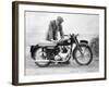 Ariel 650cc Huntmaster Twin Motorbike, 1956-null-Framed Photographic Print