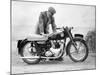 Ariel 650cc Huntmaster Twin Motorbike, 1956-null-Mounted Photographic Print