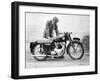 Ariel 650cc Huntmaster Twin Motorbike, 1956-null-Framed Photographic Print