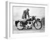 Ariel 650cc Huntmaster Twin Motorbike, 1956-null-Framed Photographic Print